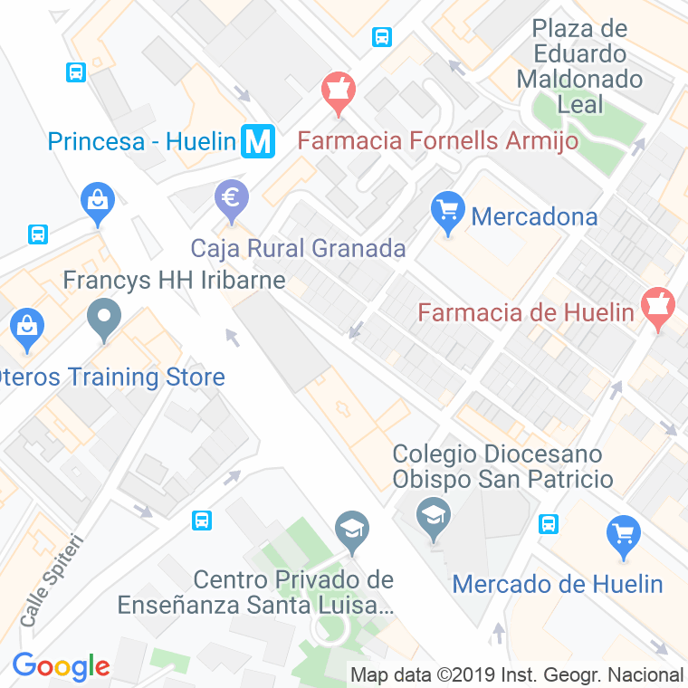 Código Postal calle Carpio en Málaga