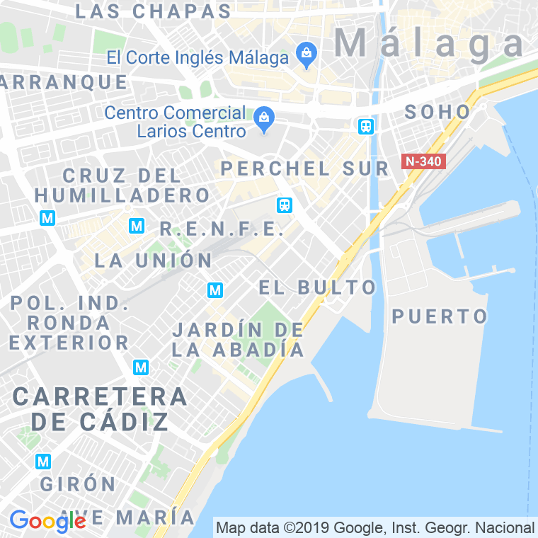 Código Postal calle Fuengirola en Málaga