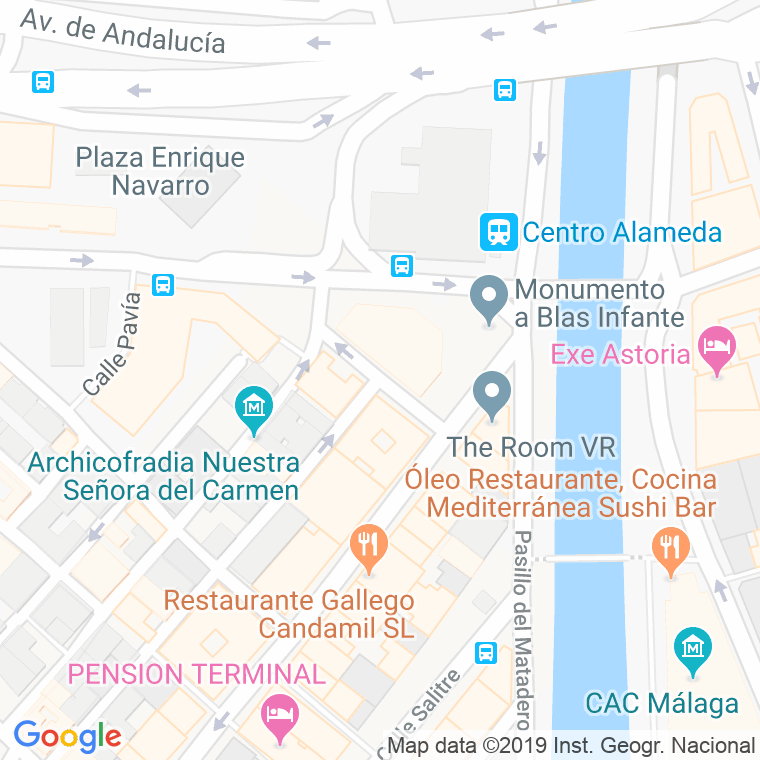 Código Postal calle Medellin en Málaga