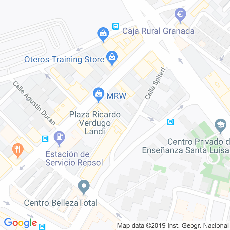 Código Postal calle Alfredo Catalani en Málaga