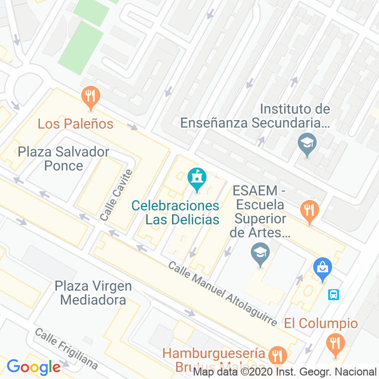 Código Postal calle Alhucemas en Málaga
