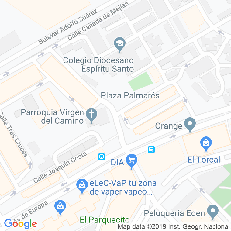 Código Postal calle Emilio Lafuente Alcantara en Málaga