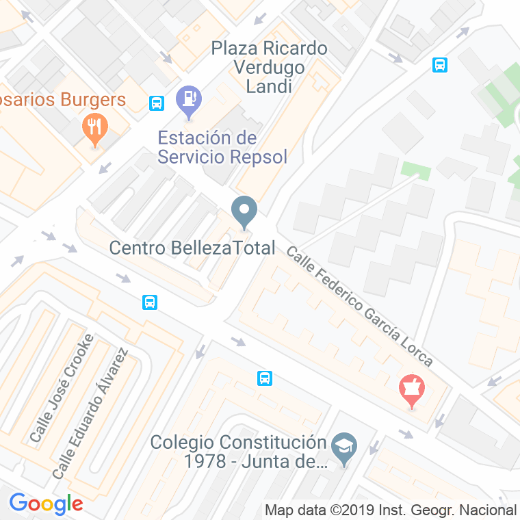 Código Postal calle Isla Cristina en Málaga