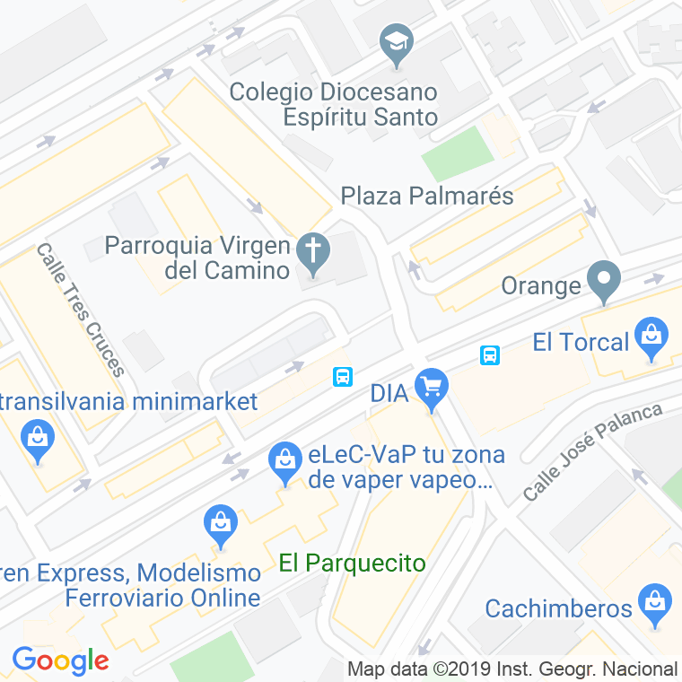 Código Postal calle Joaquin Costa en Málaga