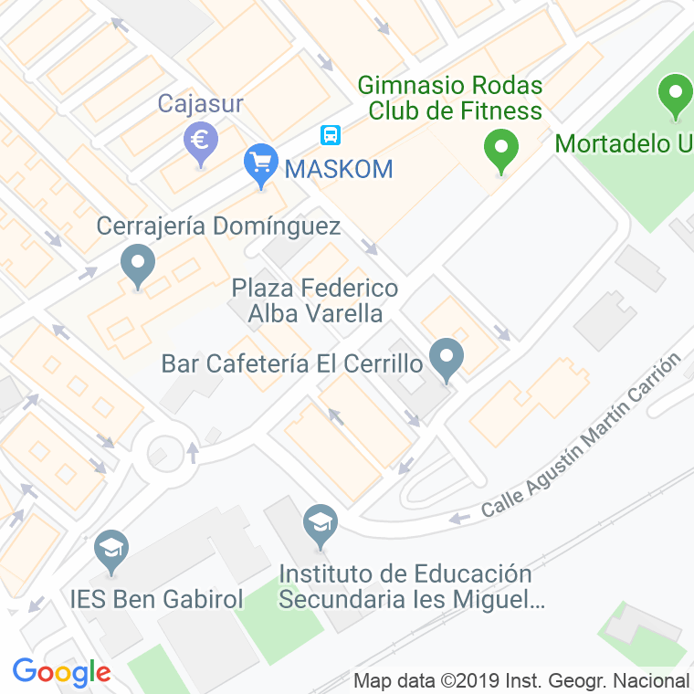 Código Postal calle Carlos Amel en Málaga