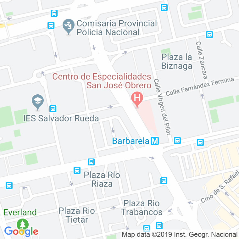 Código Postal calle Carmen, plaza en Málaga