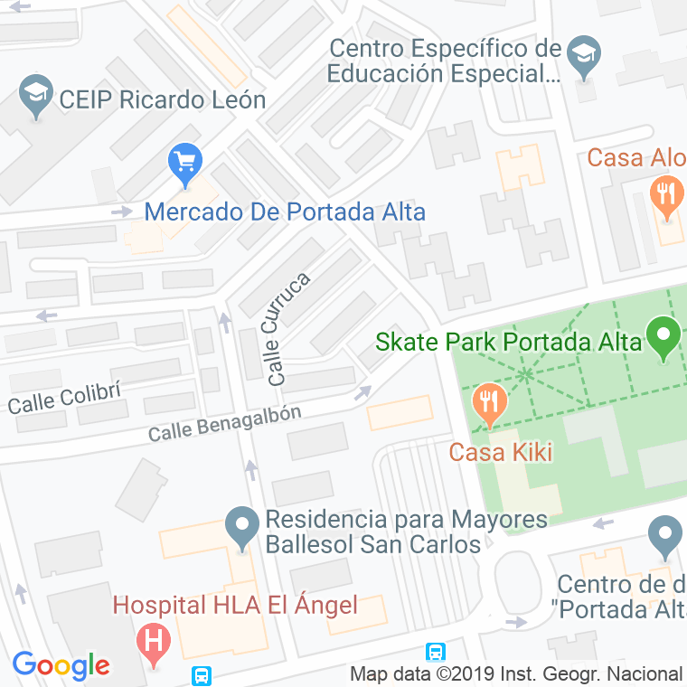 Código Postal calle Abejaruco en Málaga