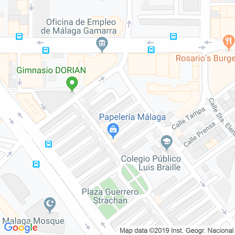 Código Postal calle Alferez Luis Escassi en Málaga