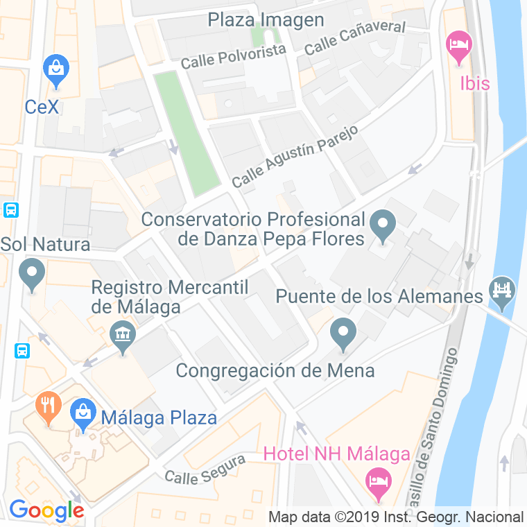 Código Postal calle Fuentecilla en Málaga