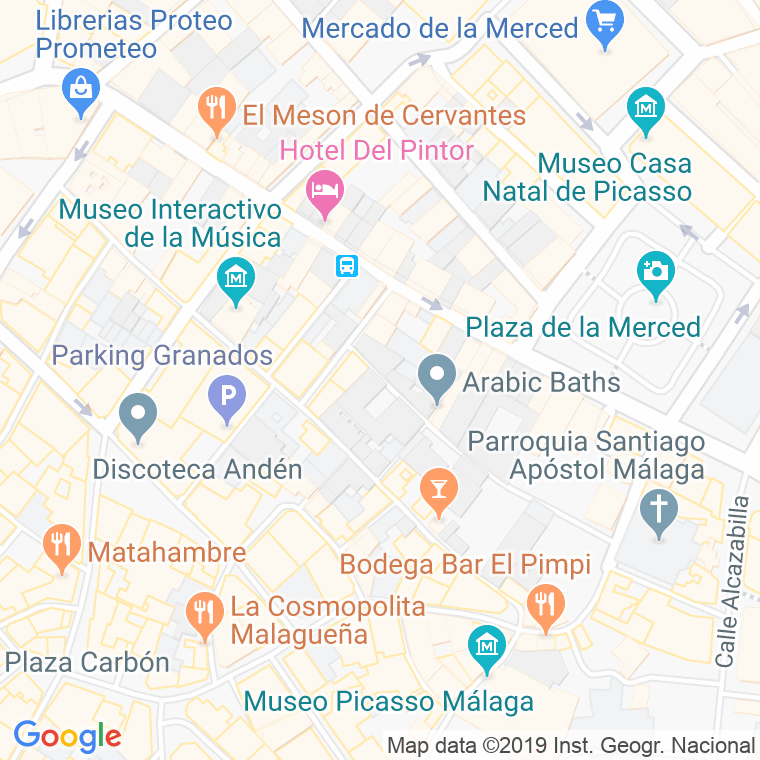 Código Postal calle Aventurero en Málaga