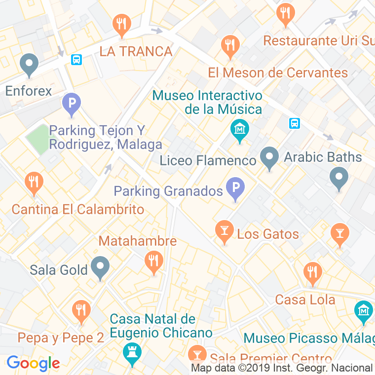Código Postal calle Casapalma en Málaga