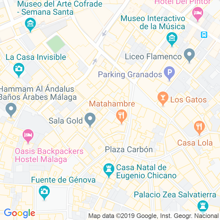 Código Postal calle Marques Del Vado Maestre, plaza en Málaga