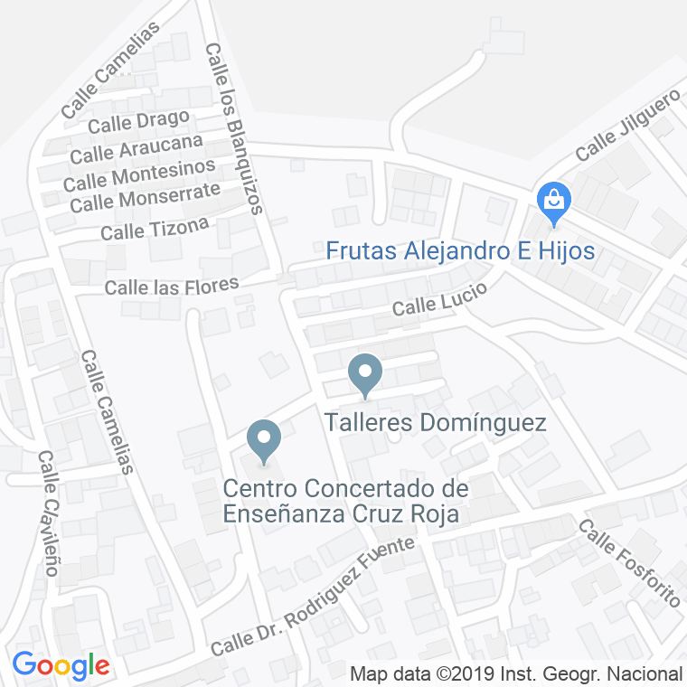 Código Postal calle Barbos en Málaga