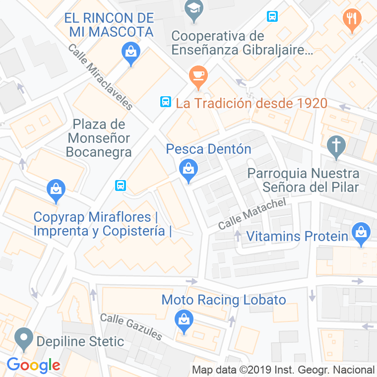 Código Postal calle Arturo Reyes en Málaga