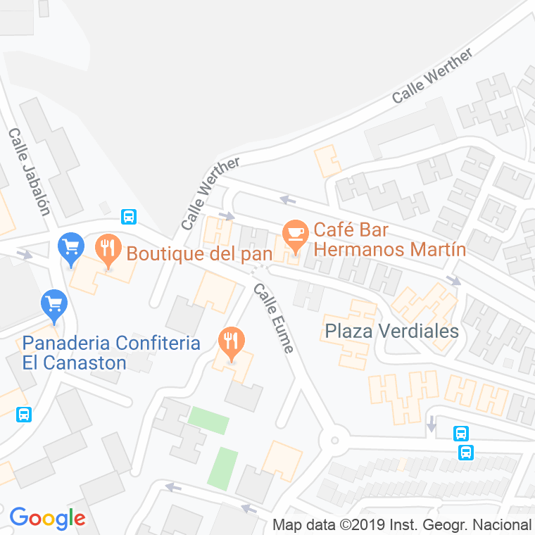Código Postal calle Concejal Pedro Ruz Garcia en Málaga