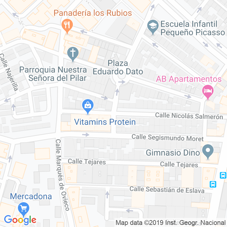 Código Postal calle Jose Canalejas en Málaga