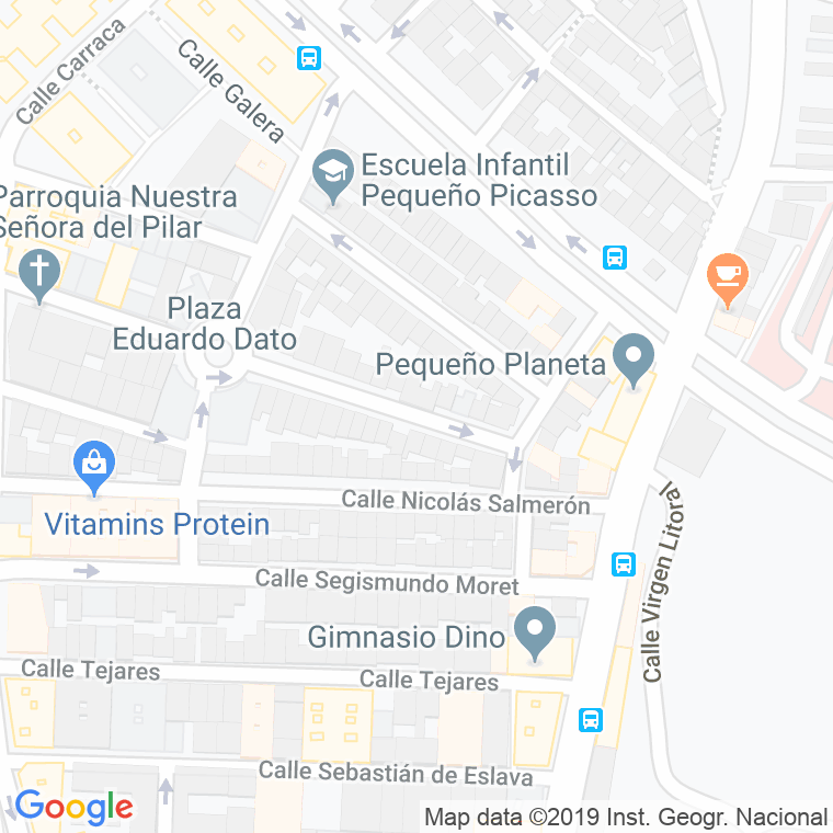 Código Postal calle Manuel Ruiz Zorrilla en Málaga