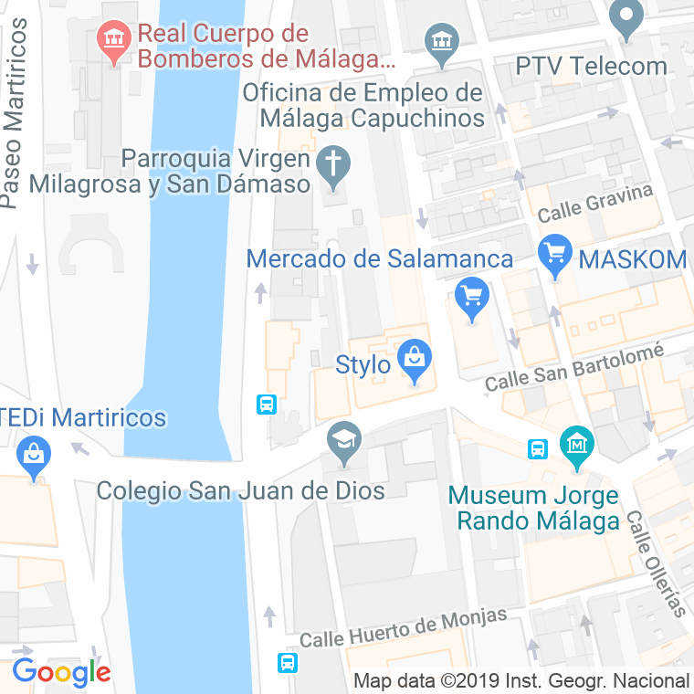 Código Postal calle Almona en Málaga