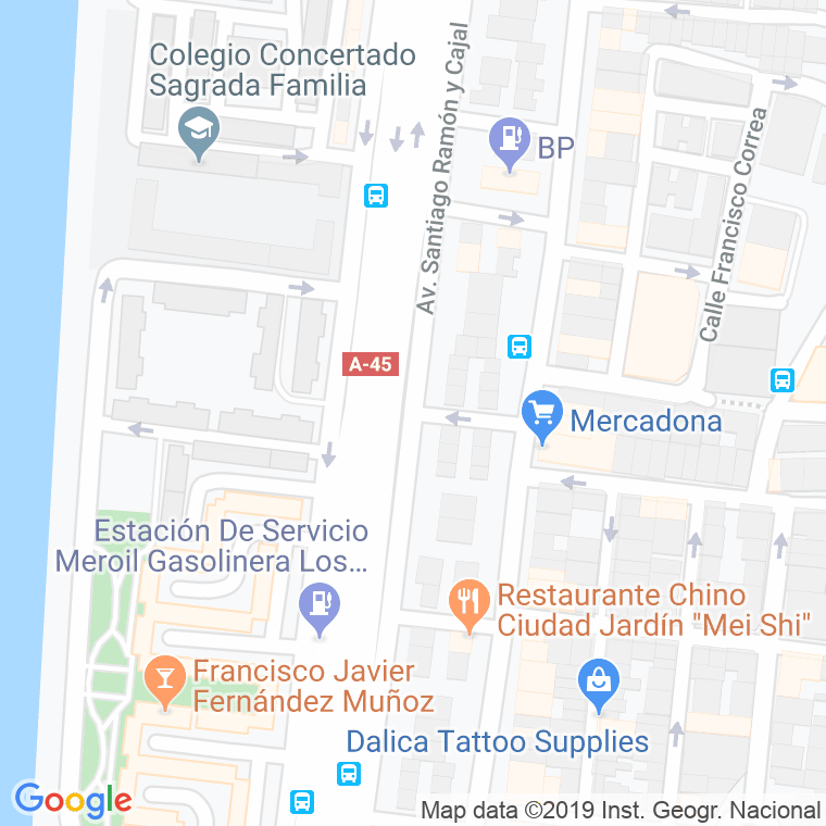 Código Postal calle Doctor Martos en Málaga