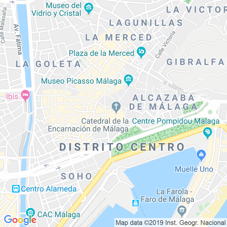 Código Postal calle Ascanio en Málaga