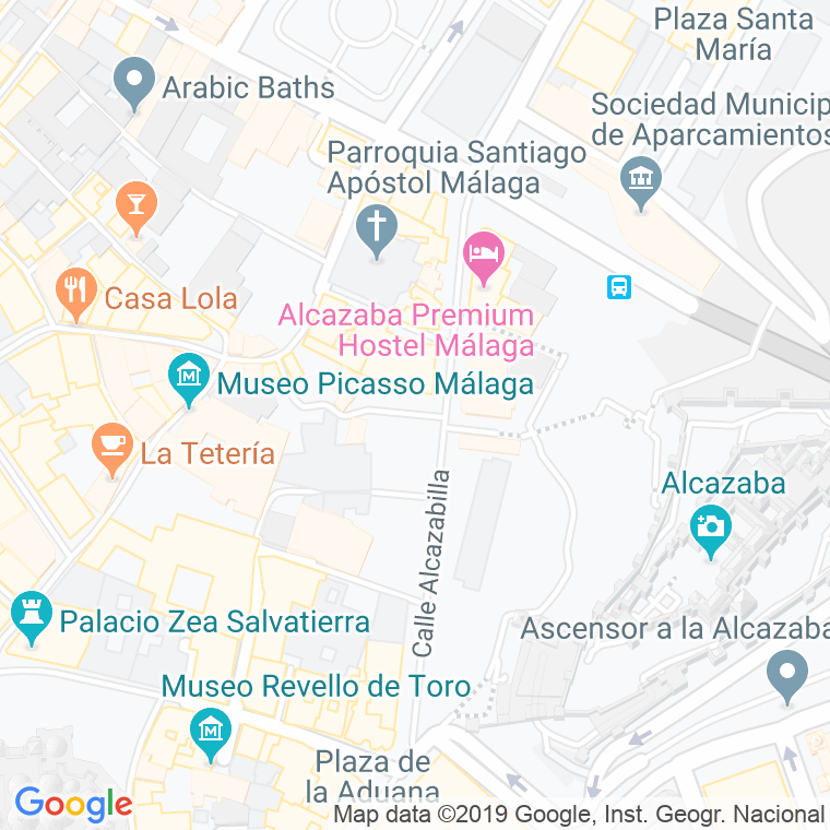 Código Postal calle Zegri en Málaga