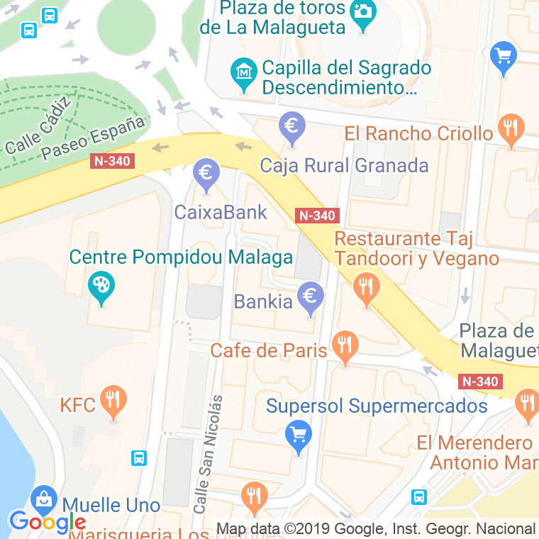 Código Postal calle Devolx Y Garcia en Málaga