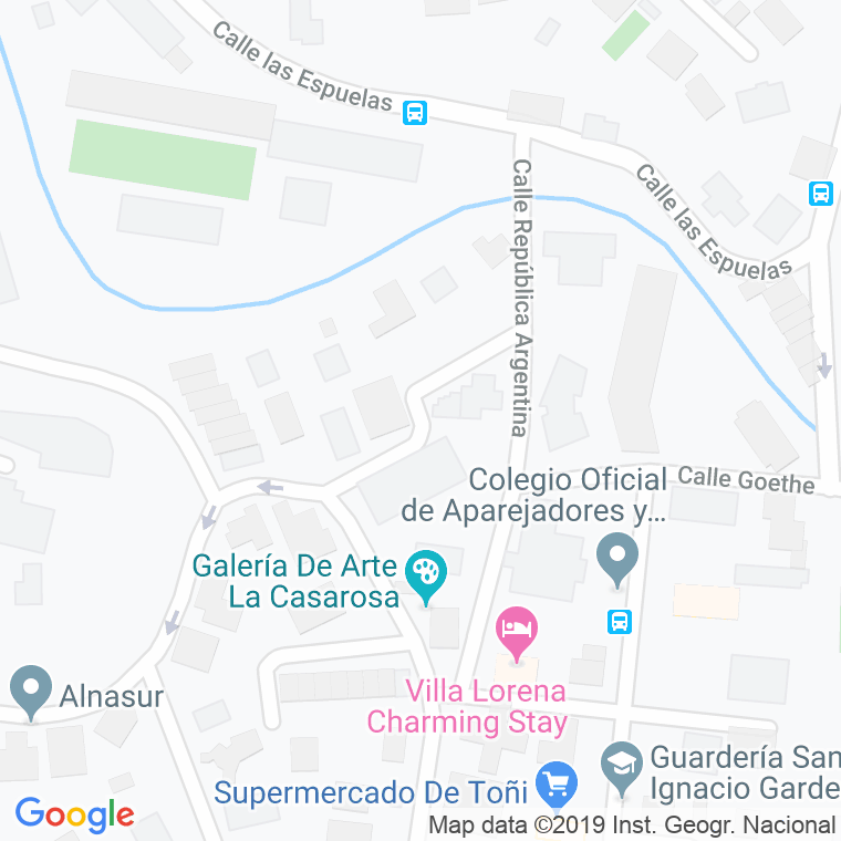 Código Postal calle Eusebio Blasco en Málaga