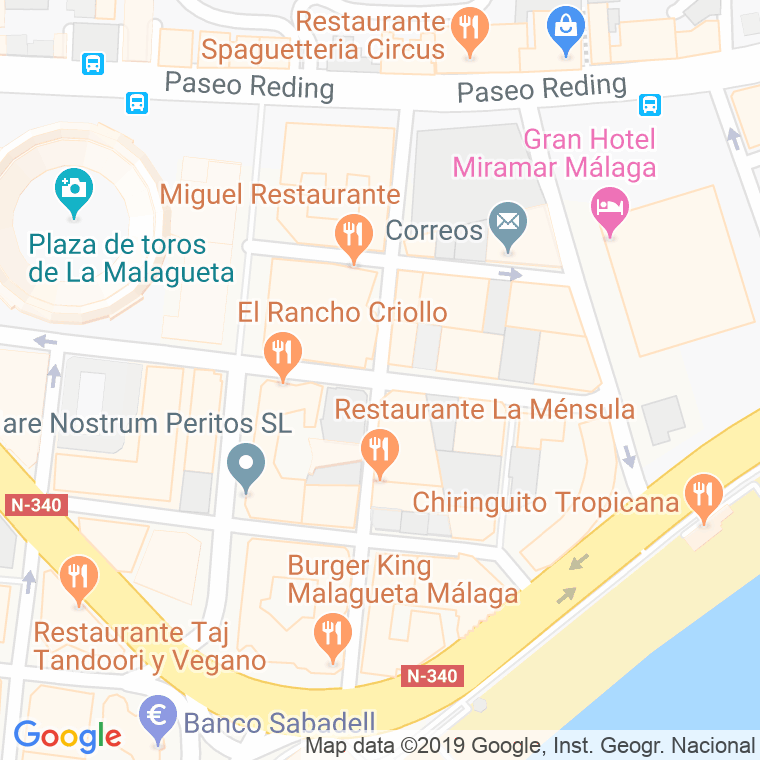 Código Postal calle Fernando Camino en Málaga