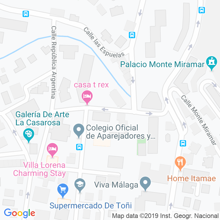 Código Postal calle Goethe en Málaga