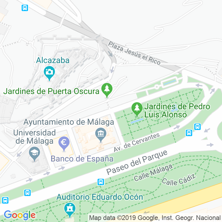 Código Postal calle Guillen Sotelo en Málaga