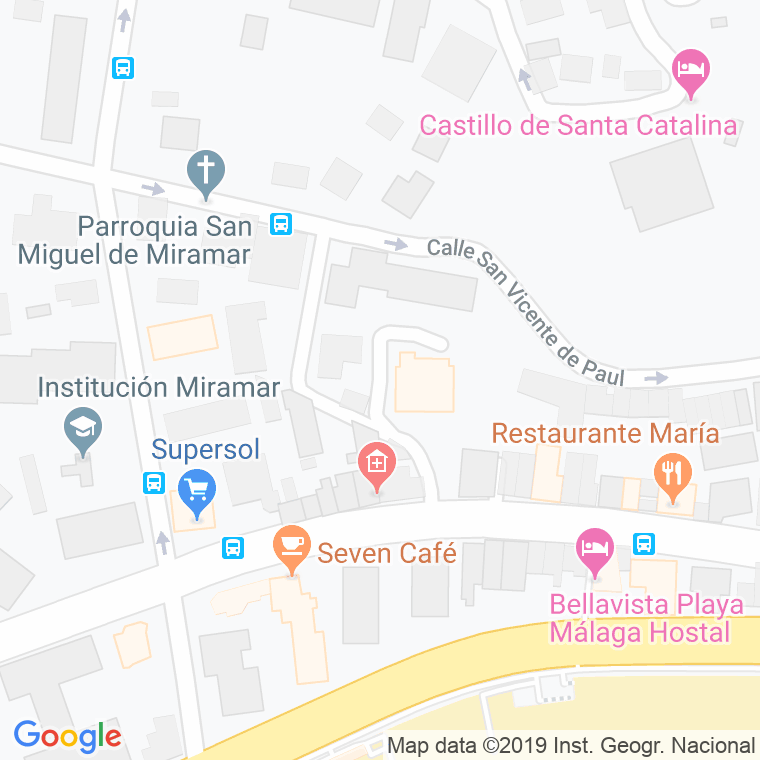 Código Postal calle Jordan en Málaga