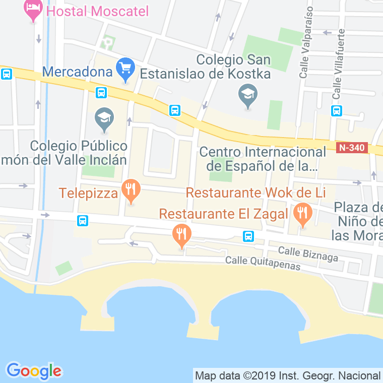 Código Postal calle Arquitecto Eduardo Esteve en Málaga