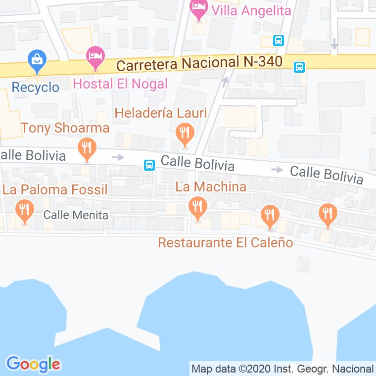 Código Postal calle Guarriro en Málaga