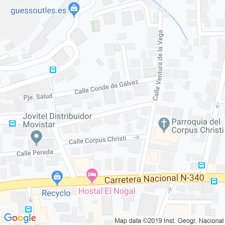 Código Postal calle Manuel De La Revilla en Málaga