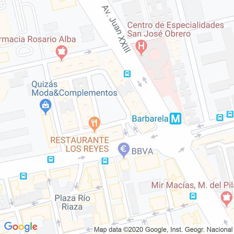 Código Postal de Nuestra Señora Del Carmen en Málaga