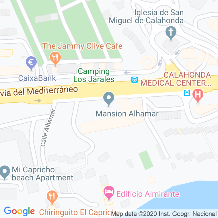 Código Postal de Hotel Alhamar en Málaga