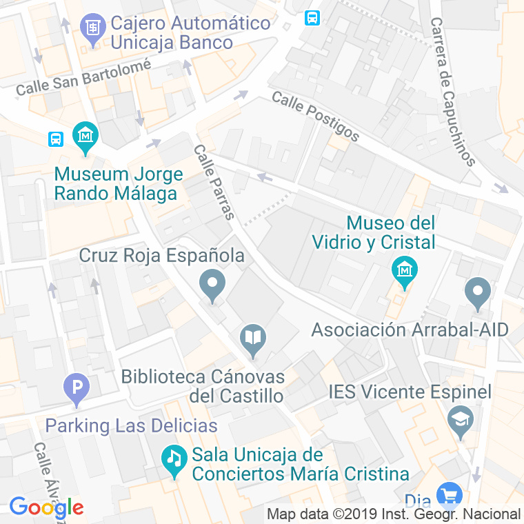 Código Postal de Parras, Las en Málaga