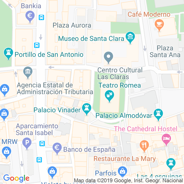 Código Postal calle Angel Guirao en Murcia