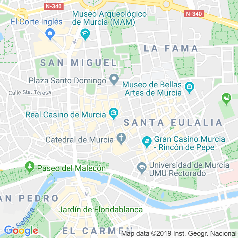 Código Postal calle Europa, plaza (Impares Del 1 Al Final)  (Pares Del 2 Al Final) en Murcia