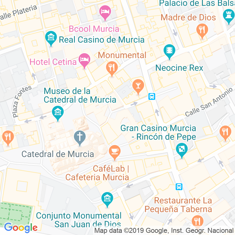 Código Postal calle Periodista Jaime Campmany, plaza en Murcia