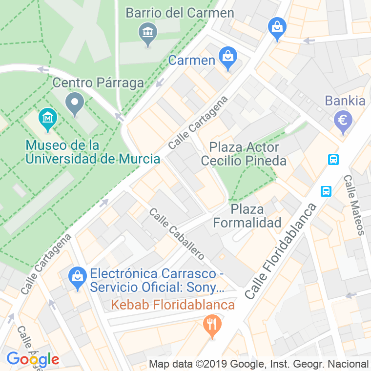 Código Postal calle Conde Del Campillo en Murcia