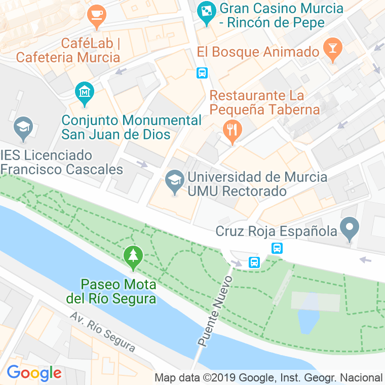 Código Postal calle Escopeteros en Murcia