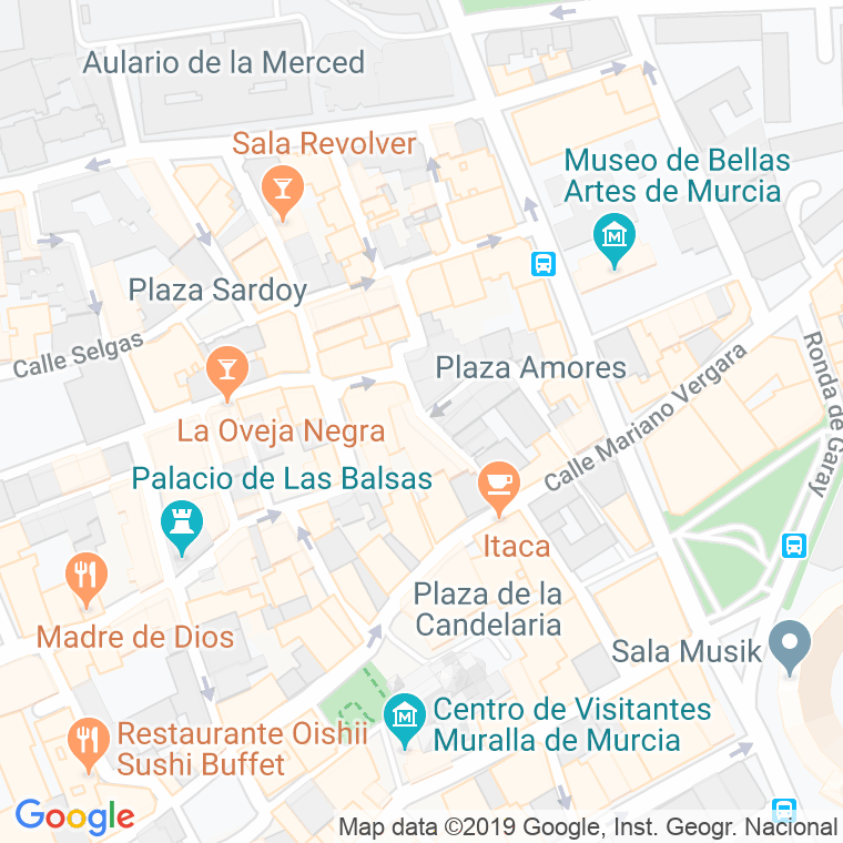 Código Postal calle Luisa Aledo en Murcia