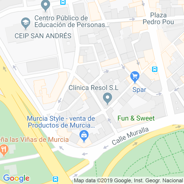 Código Postal calle Bocio en Murcia