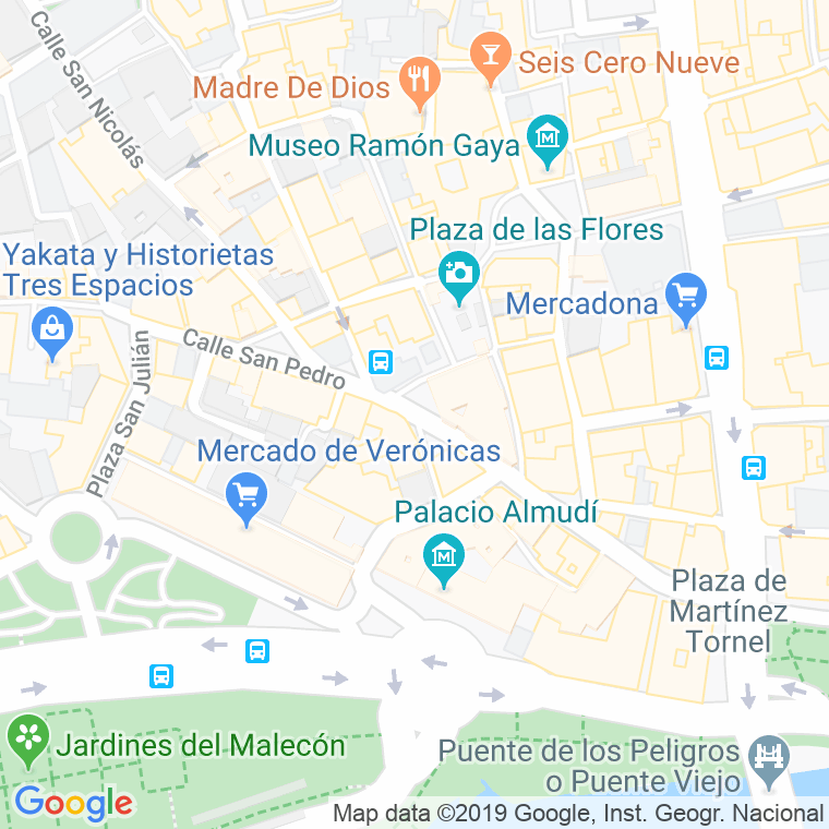Código Postal calle San Pedro en Murcia
