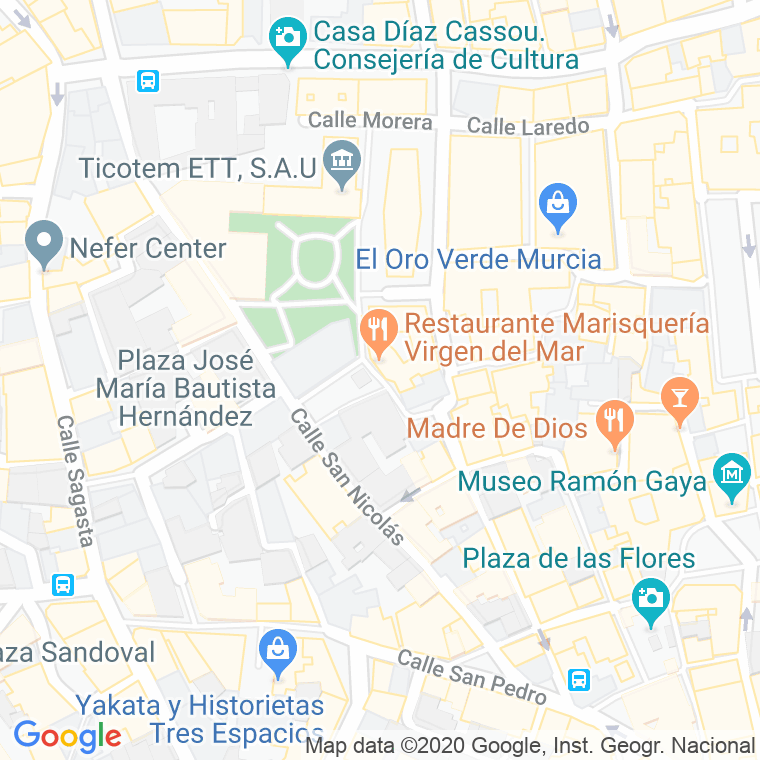 Código Postal calle Almenas en Murcia