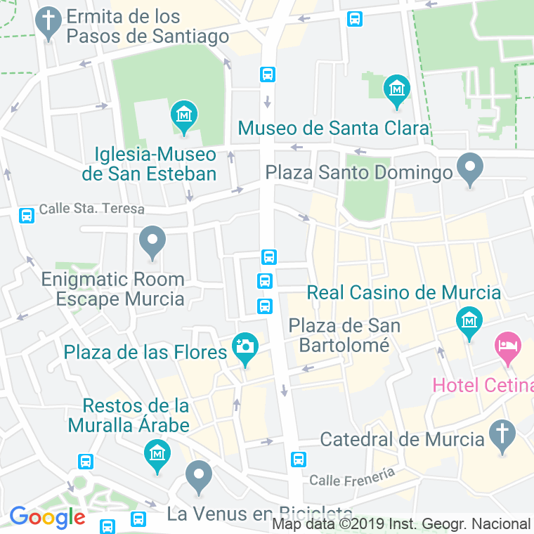 Código Postal calle Escultor Francisco Salzillo, gran Via (Impares Del 19 Al Final)  (Pares Del 26 Al Final) en Murcia