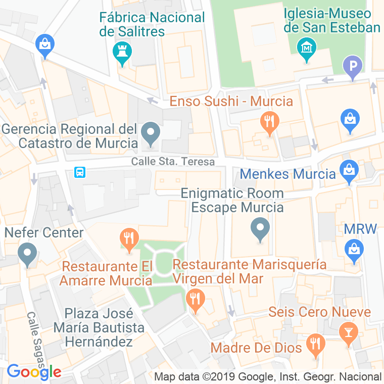 Código Postal calle Morera en Murcia