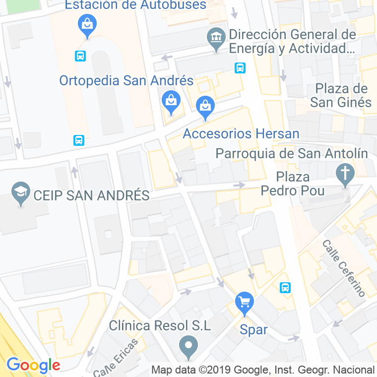 Código Postal calle Muñoz De La Peña en Murcia