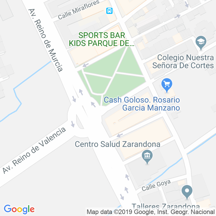 Código Postal calle Aurora (Zarandona) en Murcia